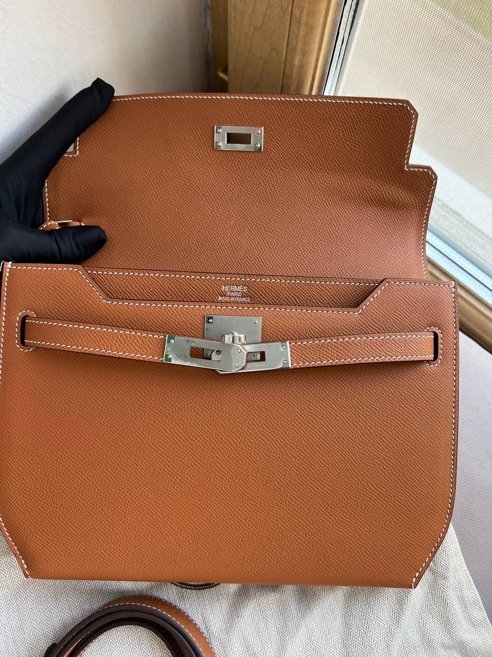 Premium Leather Crossbody Bag - Style 27