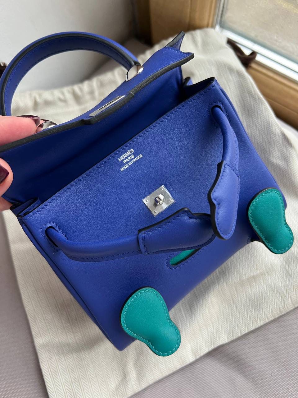 Quilted Leather Clutch - Style 49