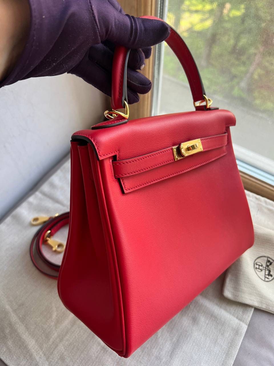 Premium Leather Crossbody Bag - Style 64